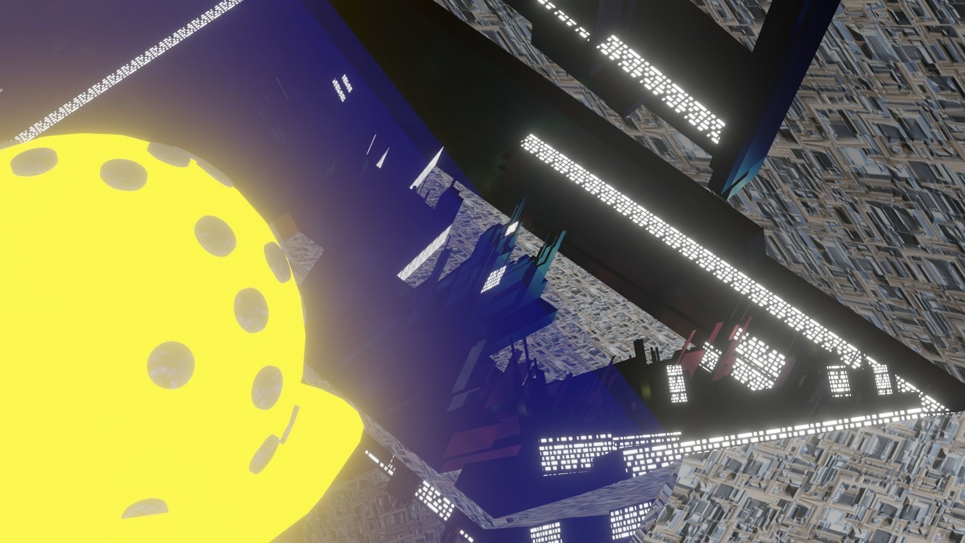 City of the gods - Spaceship Pyramid 3D Models Low Poly Low-poly 3D model_6