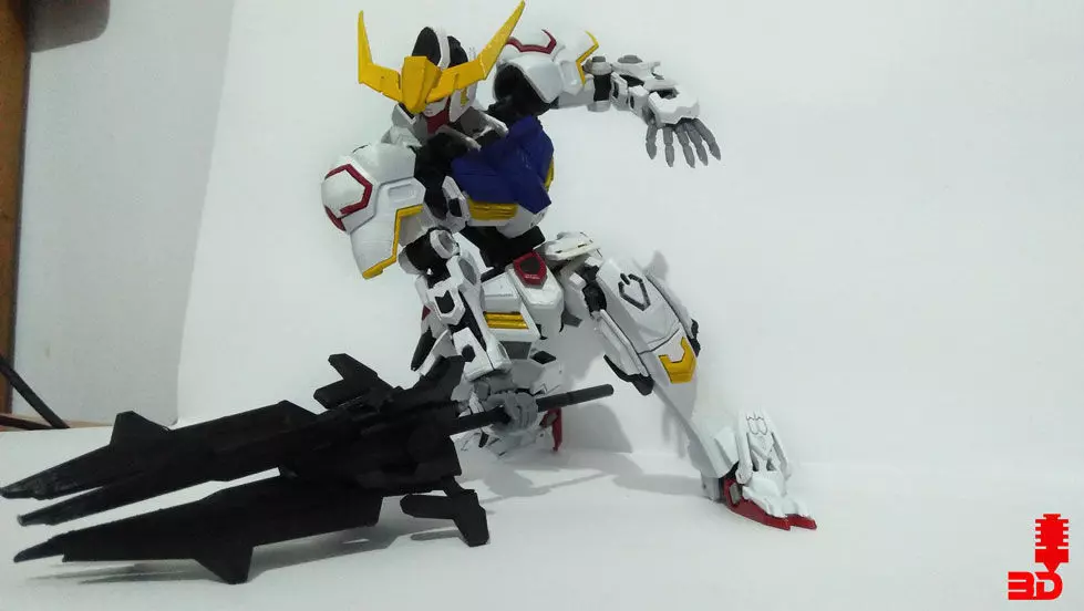 Fully 3dPrinted ActionFigureTAUROS - BASED ON GUNDAM BARBATOS 3D print model