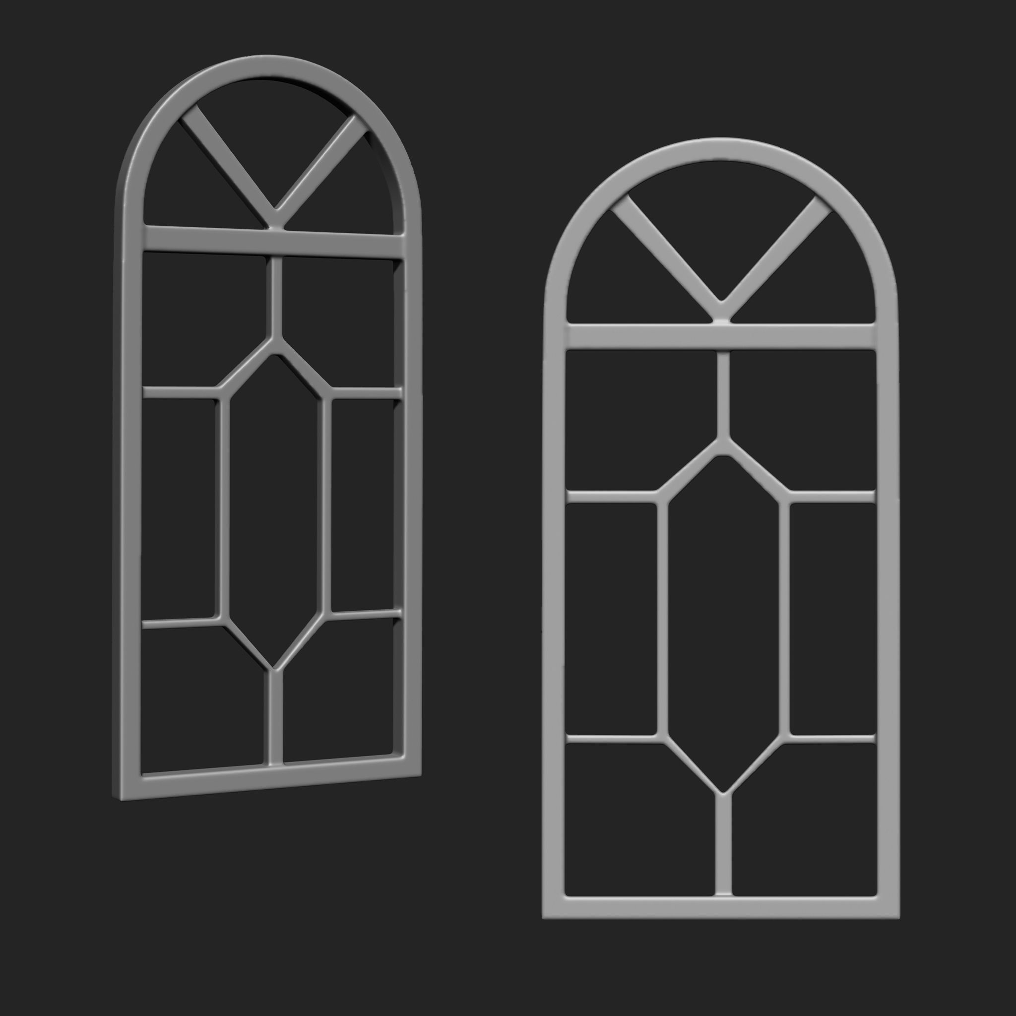 Wooden Window IMM Brush Pack 10 in One Vol 2 3D model | CGTrader