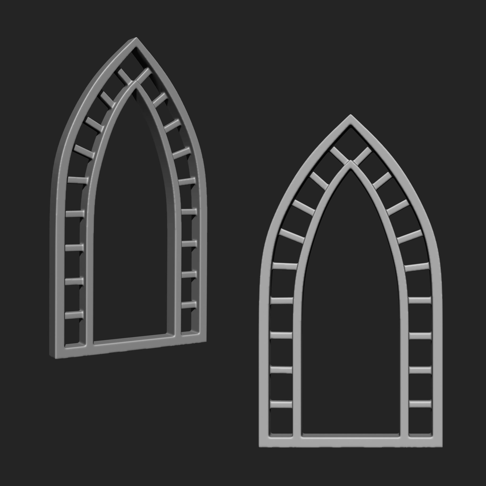 Wooden Window IMM Brush Pack 10 in One Vol 2 3D model | CGTrader