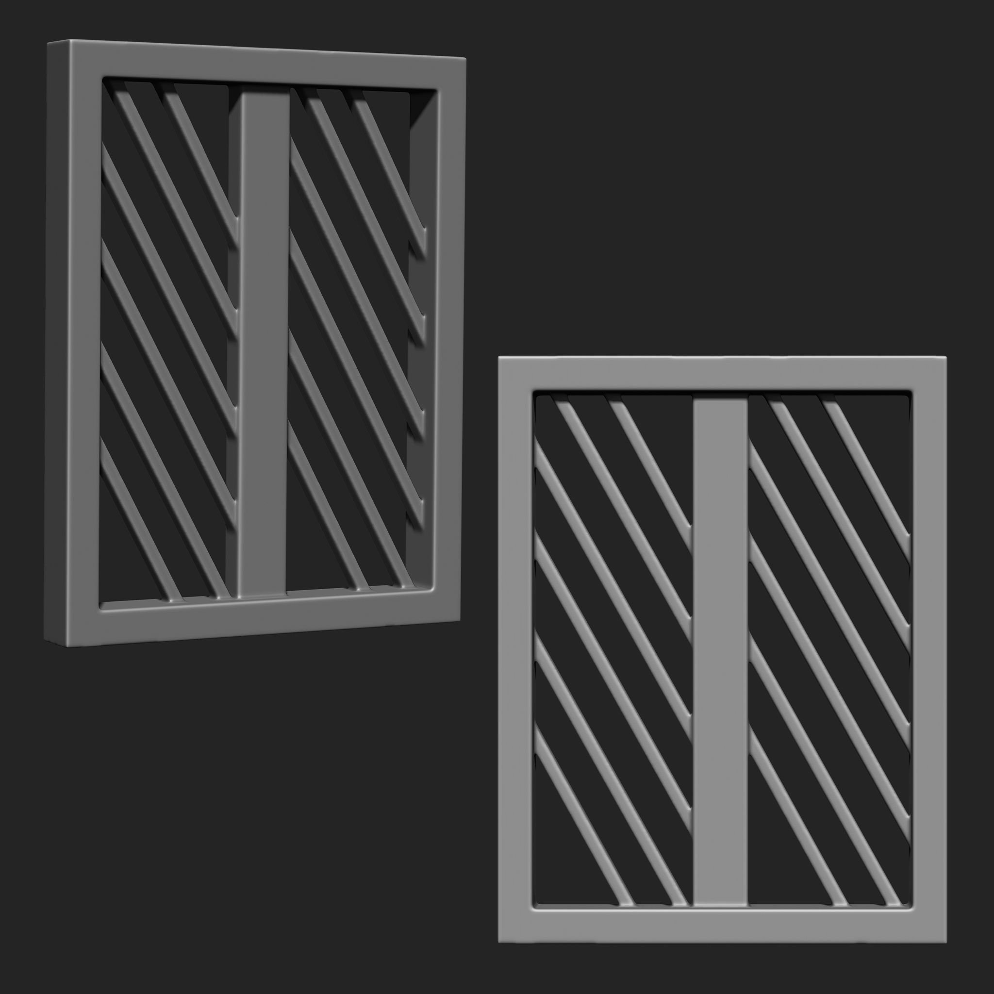 Wooden Window IMM Brush Pack 10 in One Vol 2 3D model | CGTrader