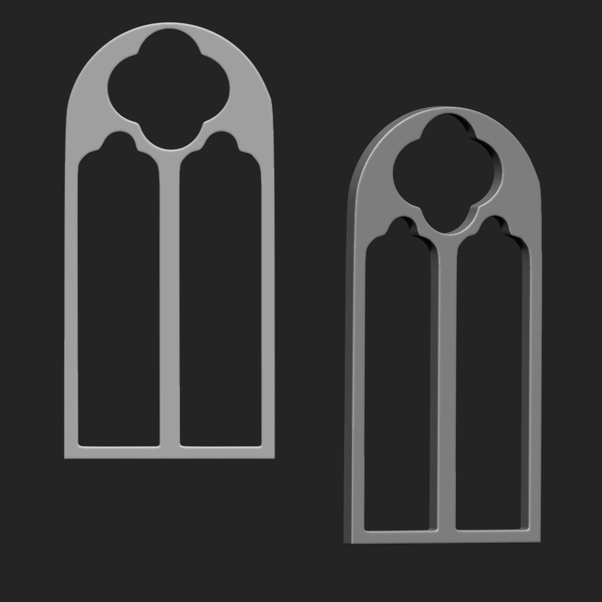 Wooden Window IMM Brush Pack 10 in One Vol 2 3D model | CGTrader