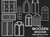 Wooden Window IMM Brush Pack 10 in One Vol 2 3D model | CGTrader