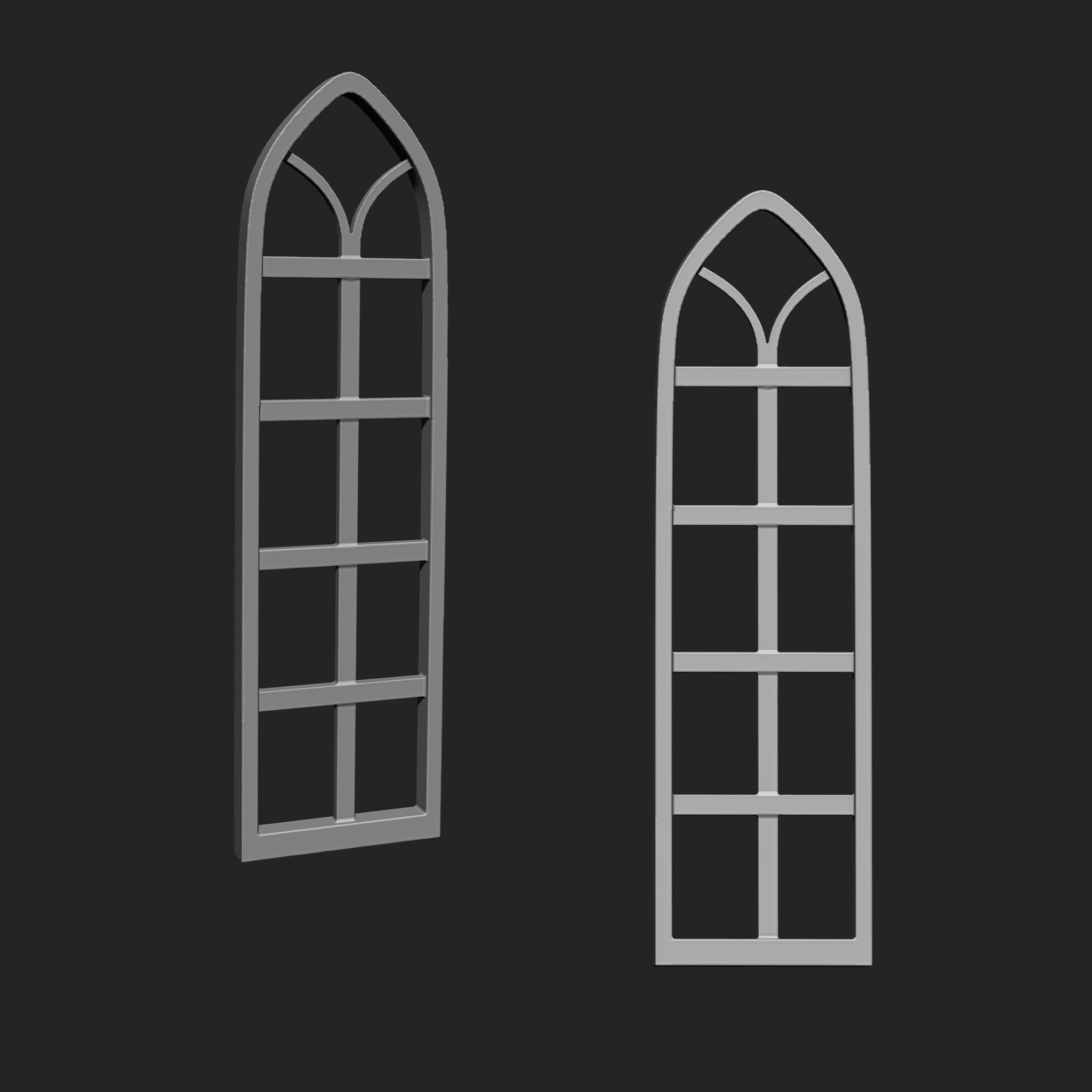 Wooden Window IMM Brush Pack 10 in One Vol 2 3D model | CGTrader