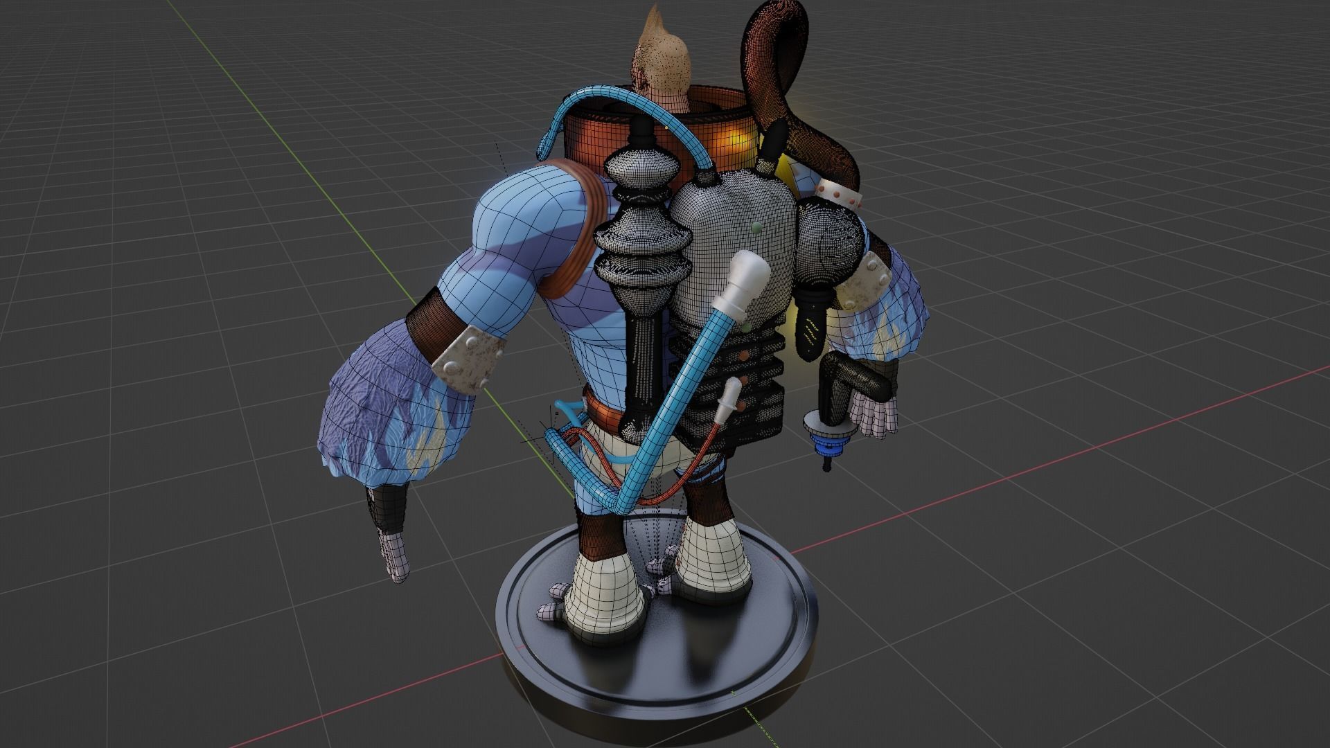 SpaceBoy Umbrella Academy 3D model_17