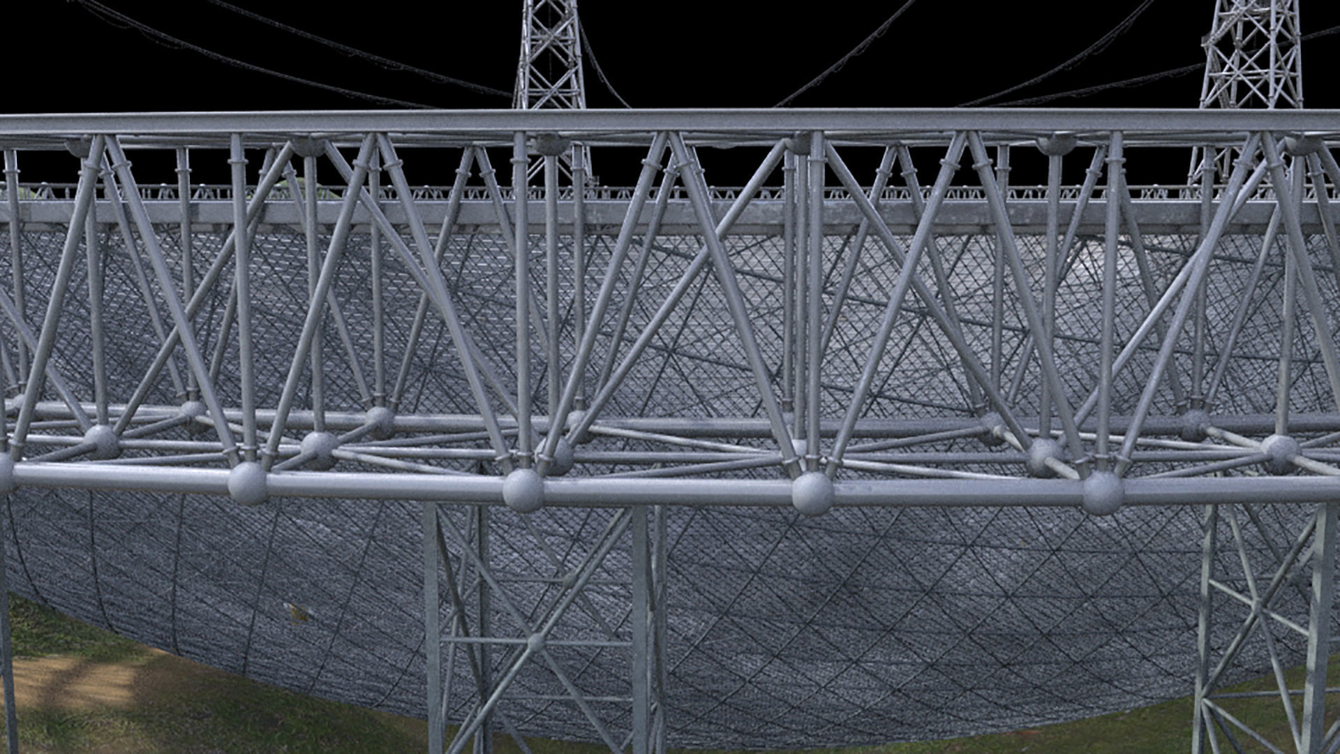 Fast radio telescope 3D model_3