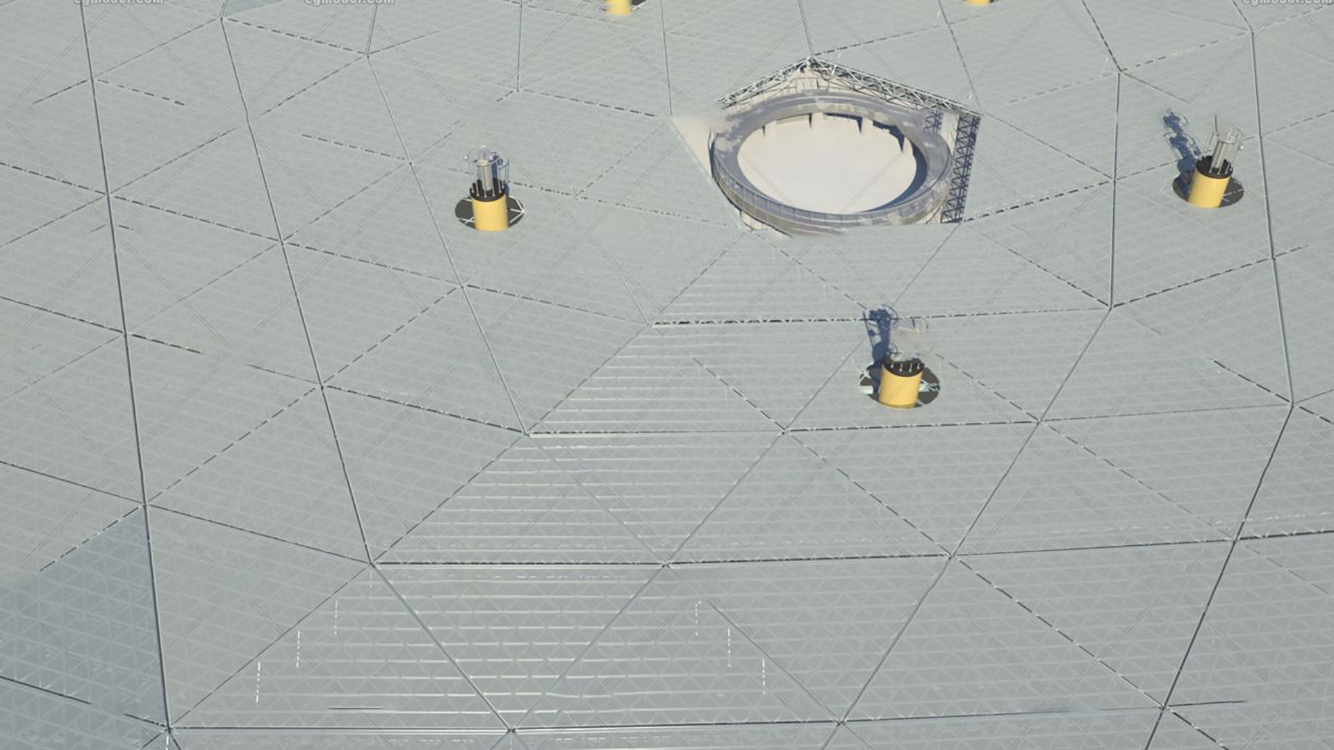 Fast radio telescope 3D model_4