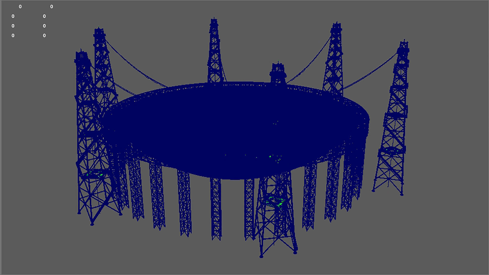 Fast radio telescope 3D model_5