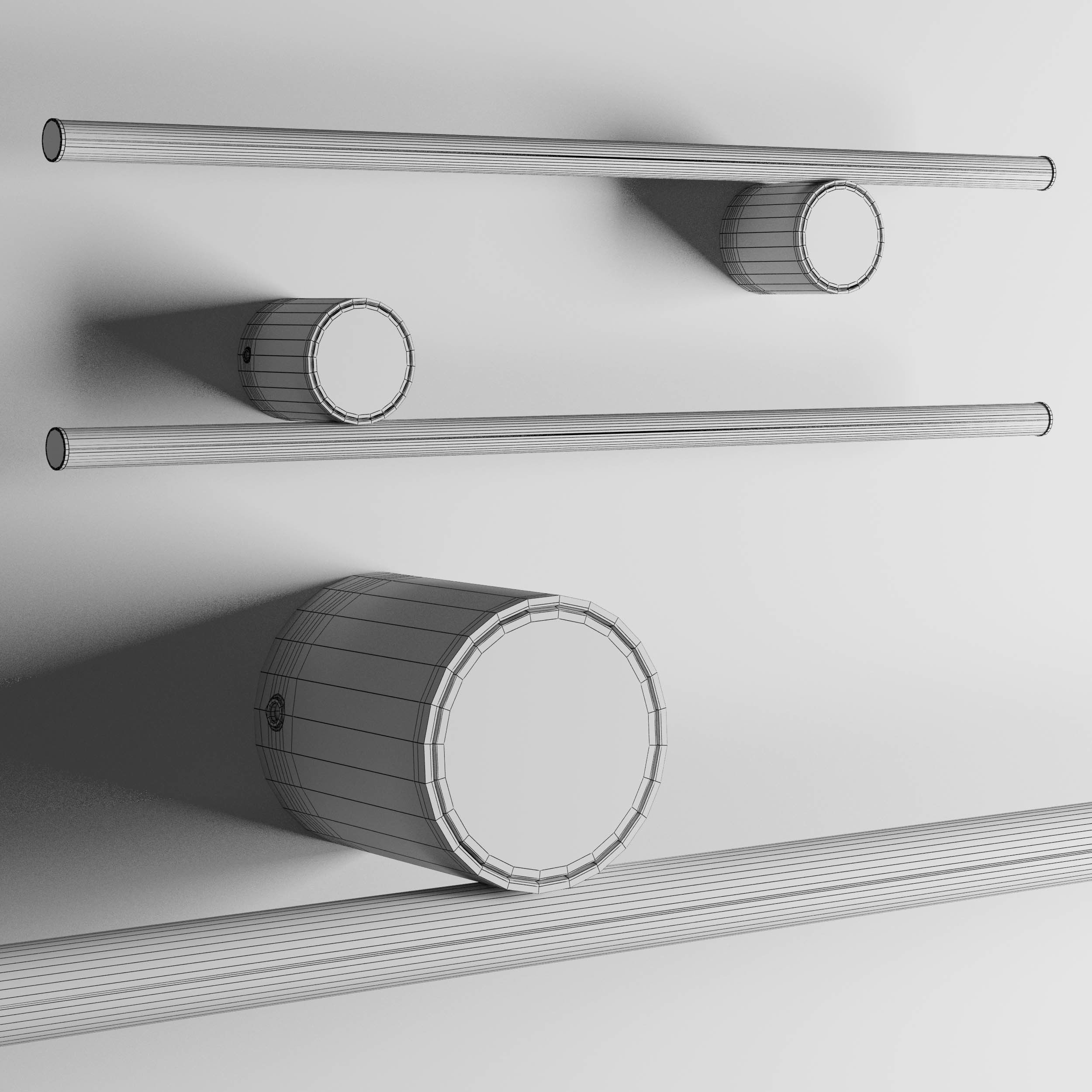 Flos COORDINATES W1 wall light 3D model_3