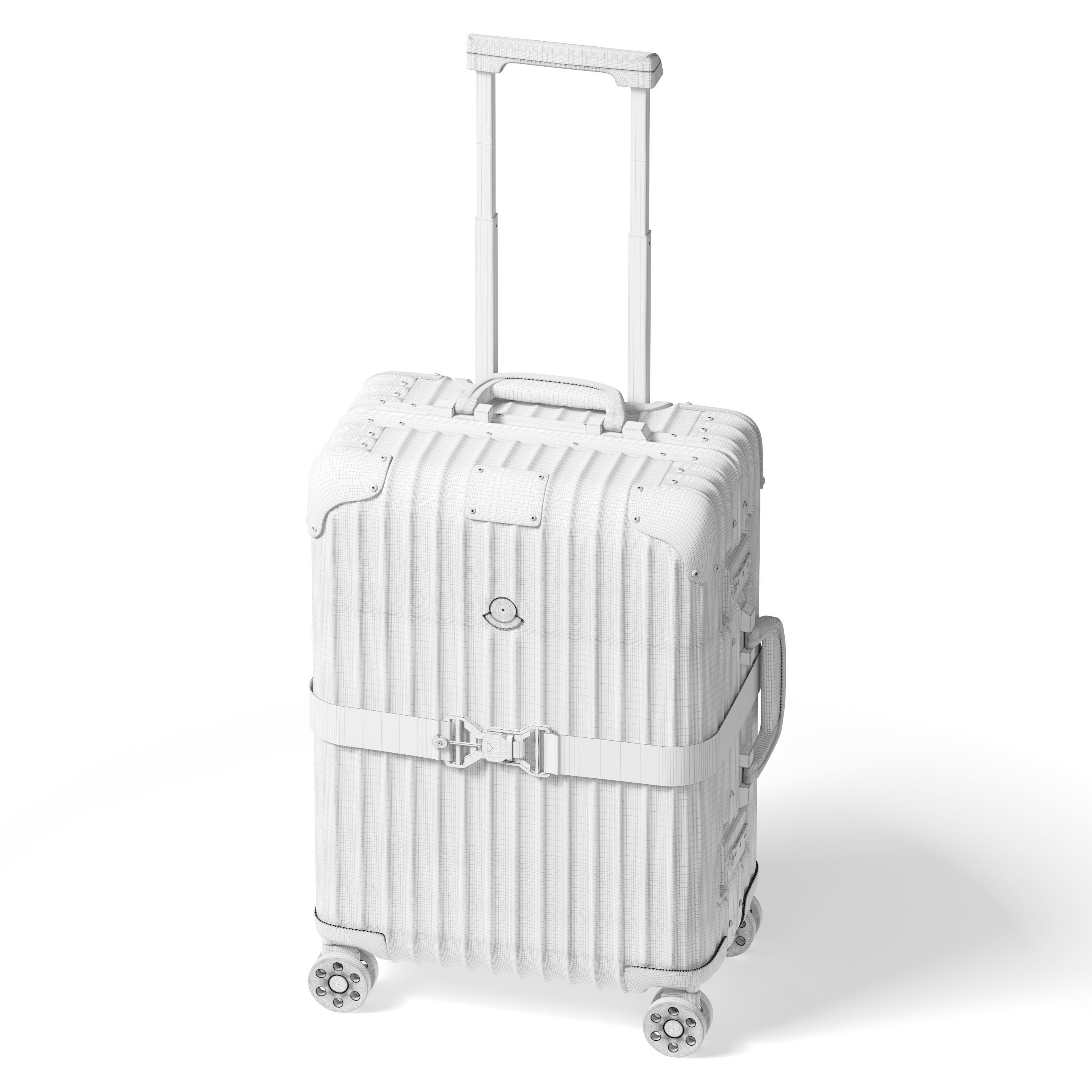 Moncler Rimowa Suitcase 3D model_5