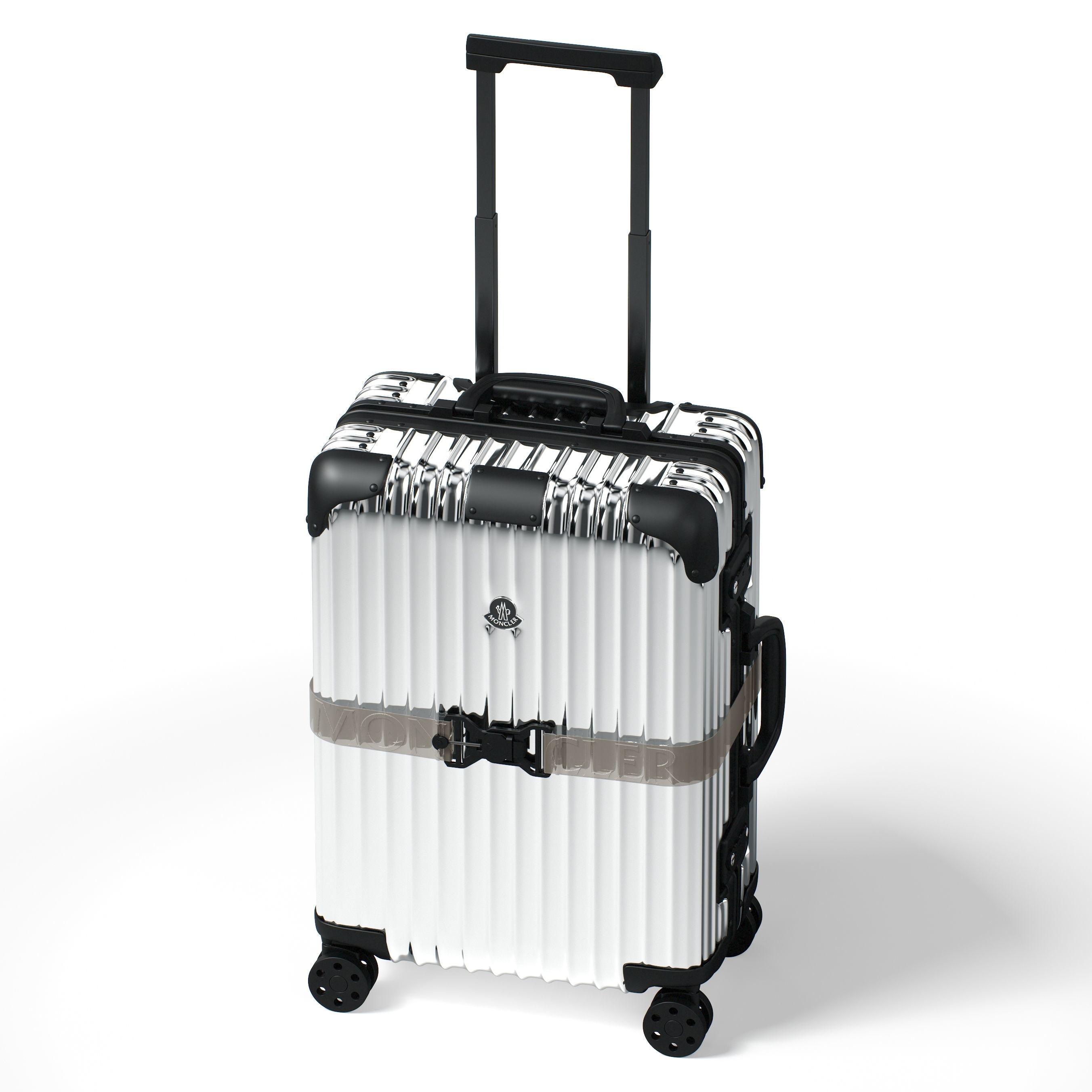 Moncler Rimowa Suitcase 3D model_4
