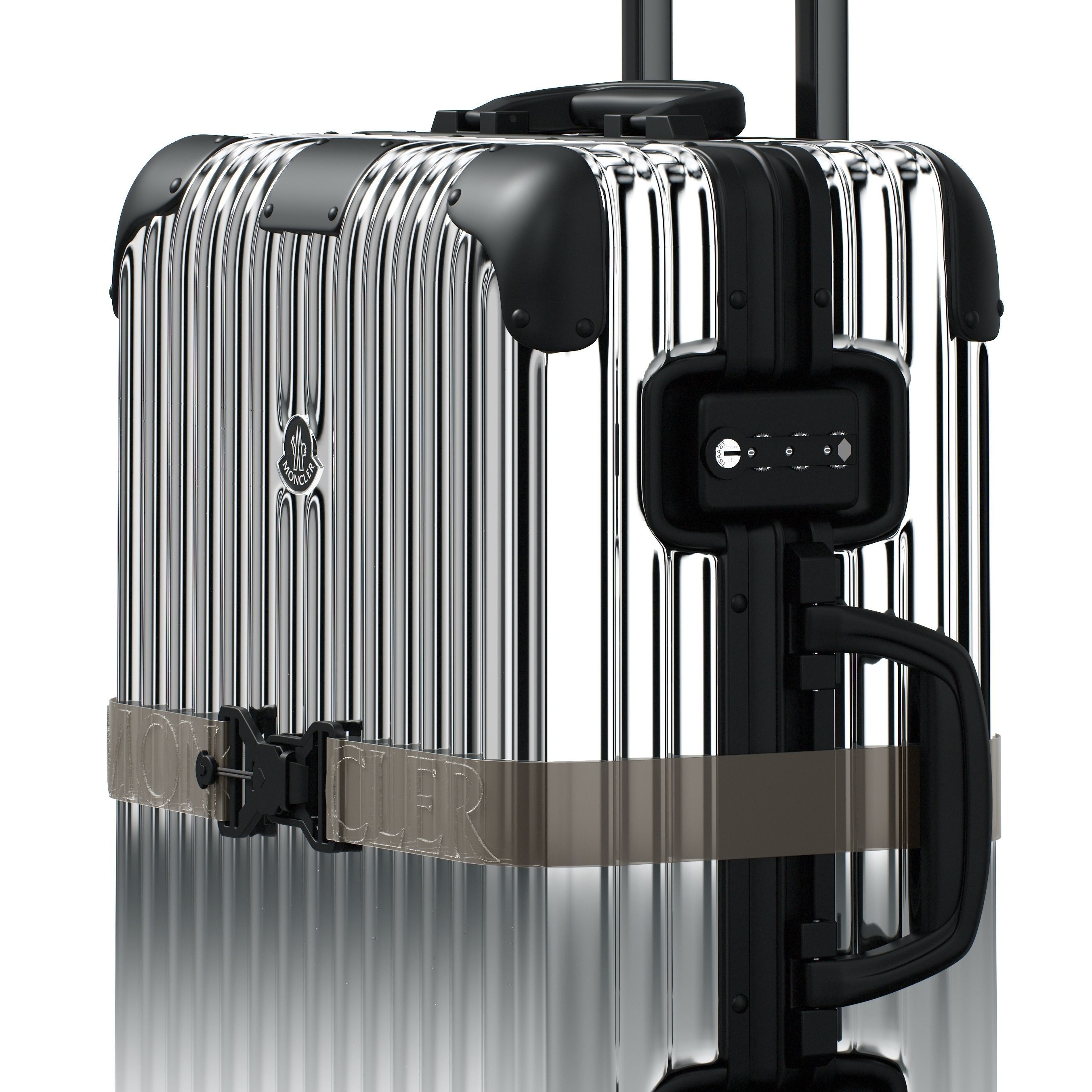Moncler Rimowa Suitcase 3D model_8