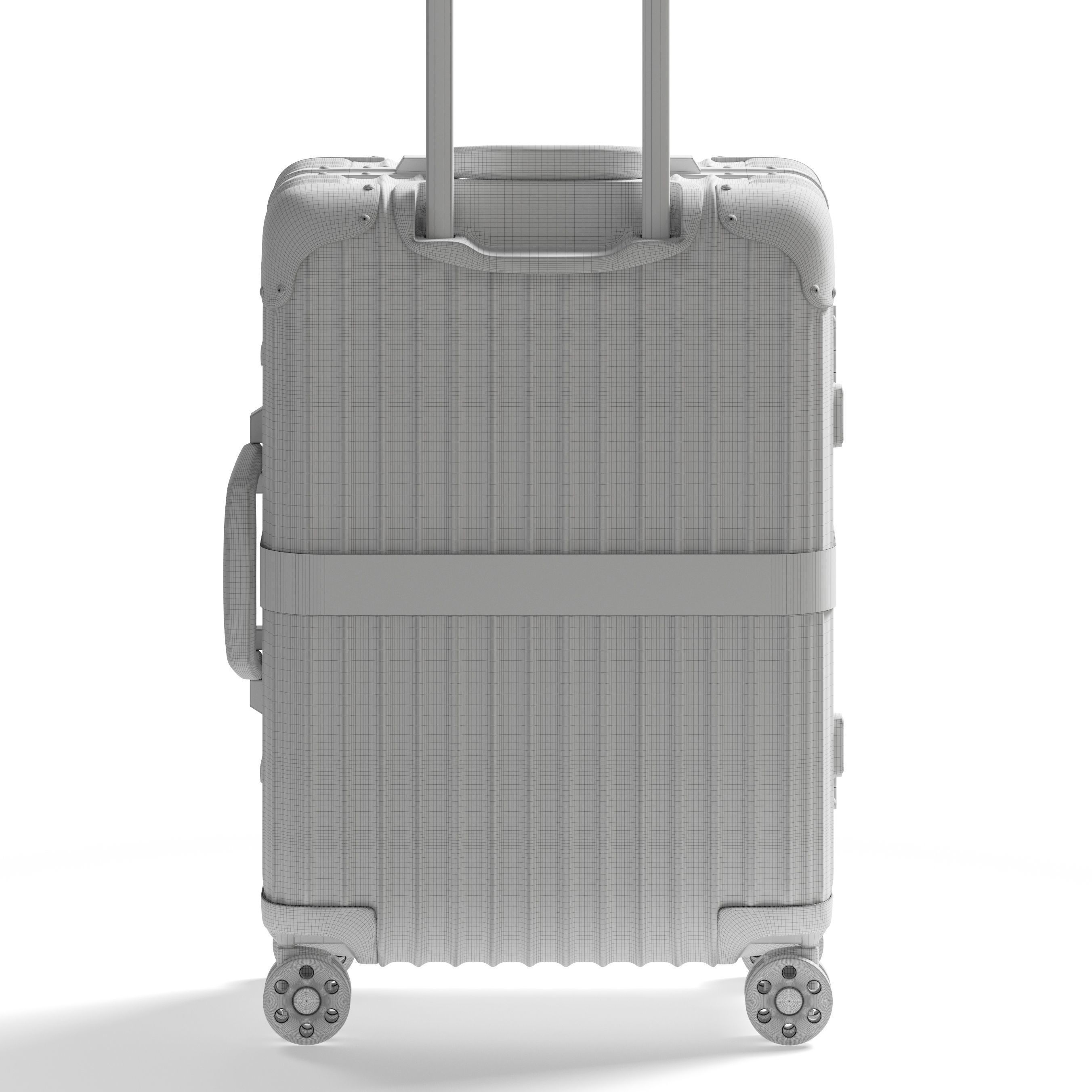 Moncler Rimowa Suitcase 3D model_11