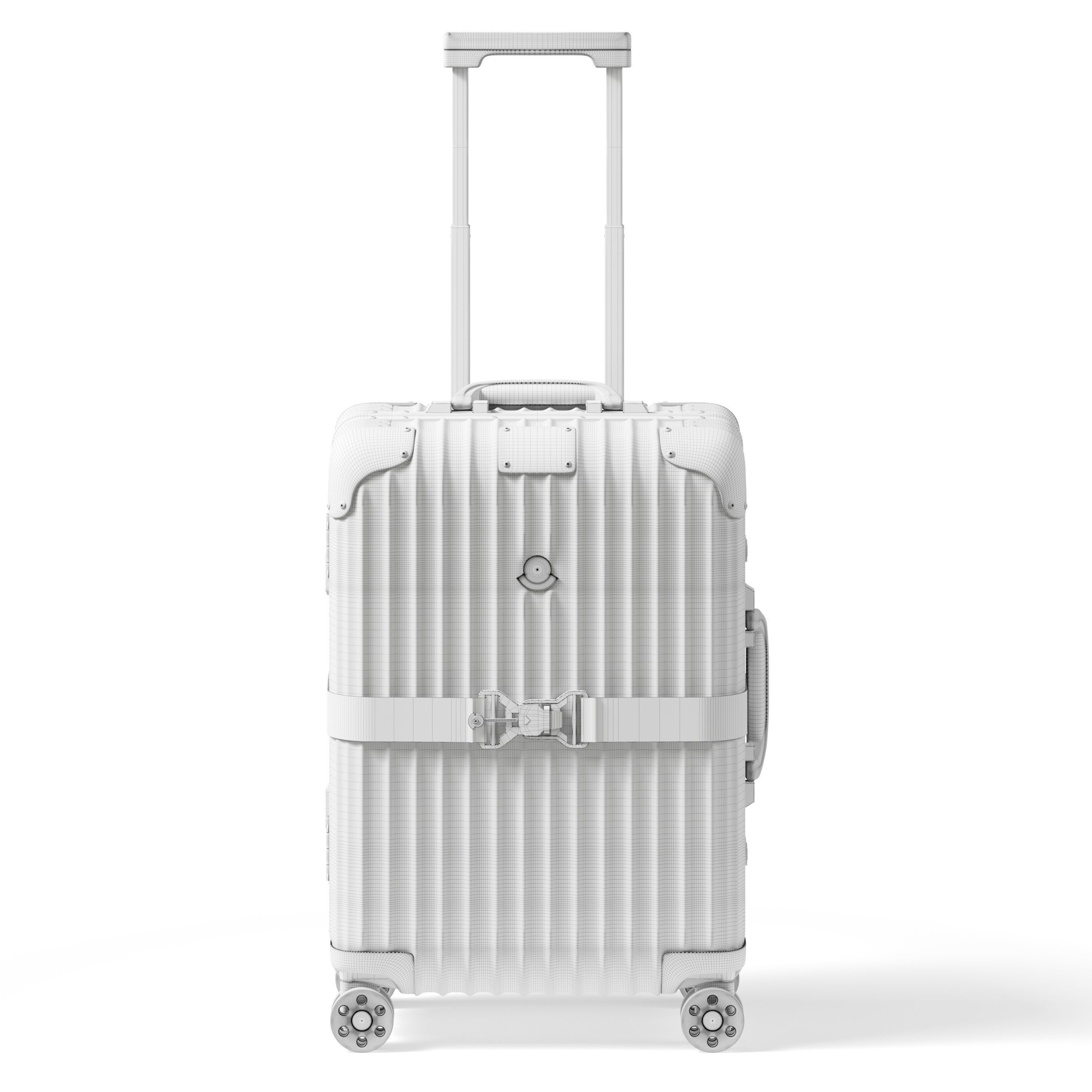 Moncler Rimowa Suitcase 3D model_3