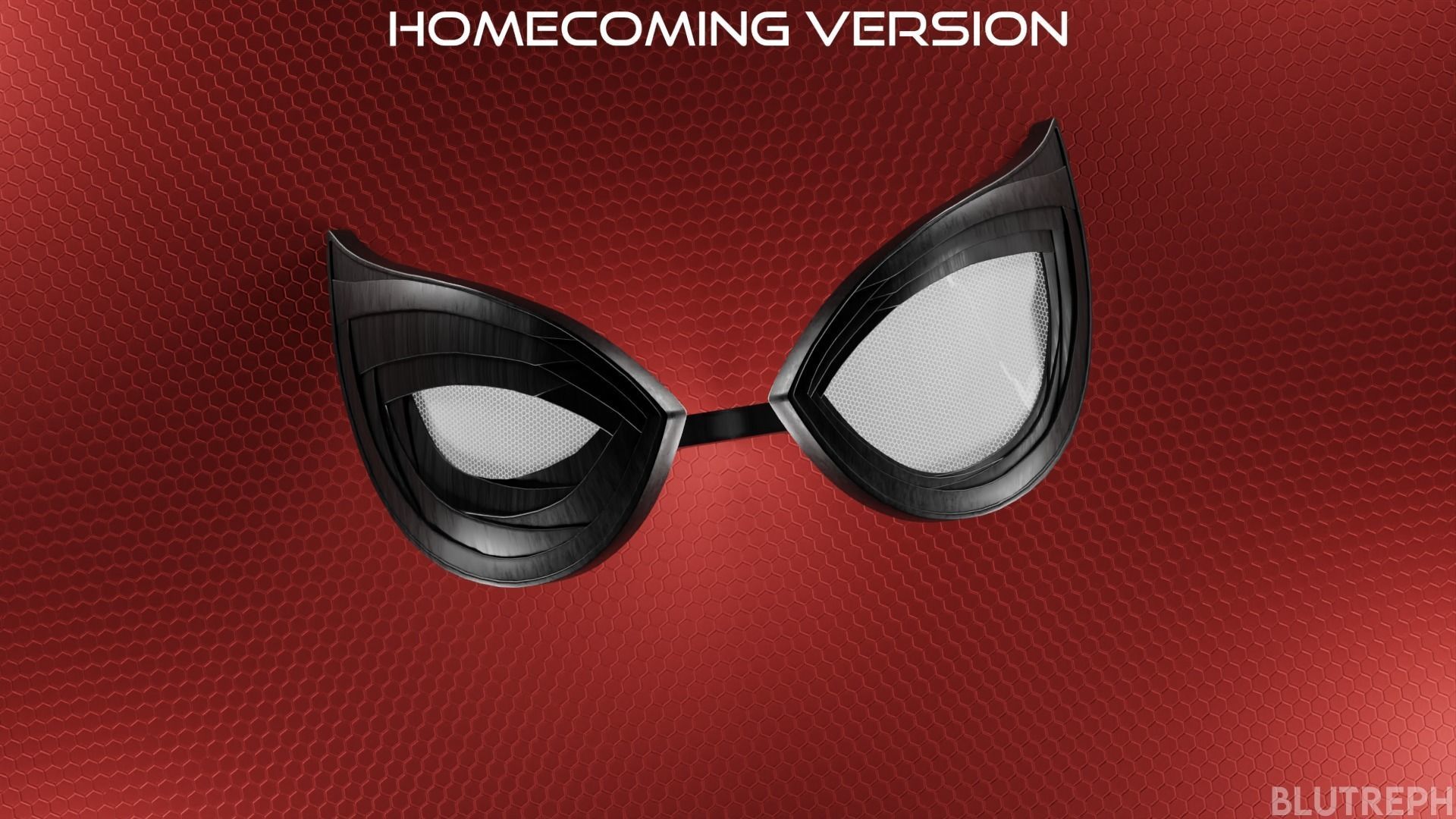 MCU Spider-Man Homecoming Movable Lenses 3D model_6