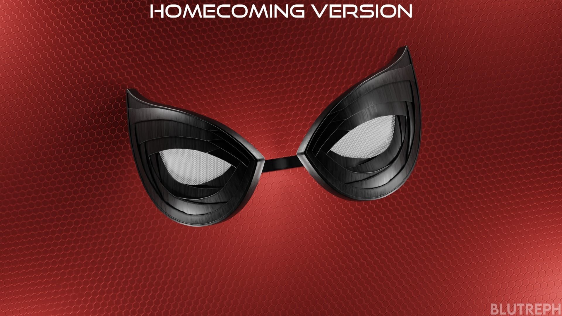 MCU Spider-Man Homecoming Movable Lenses 3D model_4