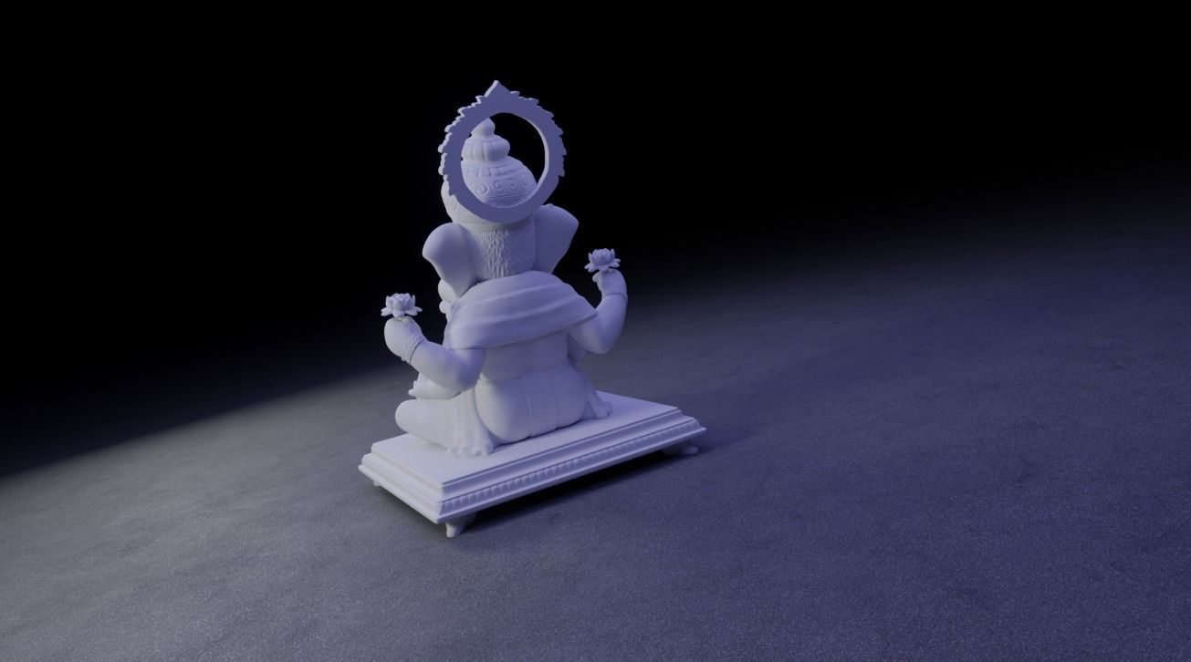 Ganesha Idol 3D Printable model 16 3D print model_14