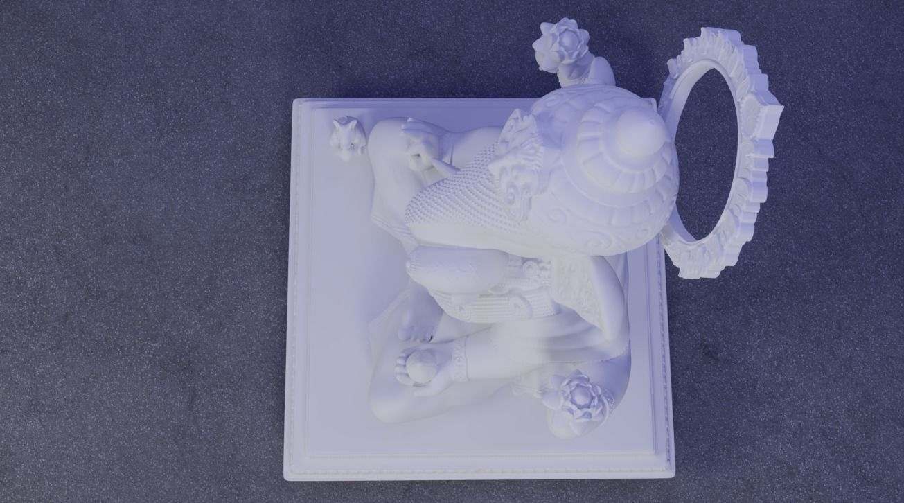 Ganesha Idol 3D Printable model 16 3D print model_13