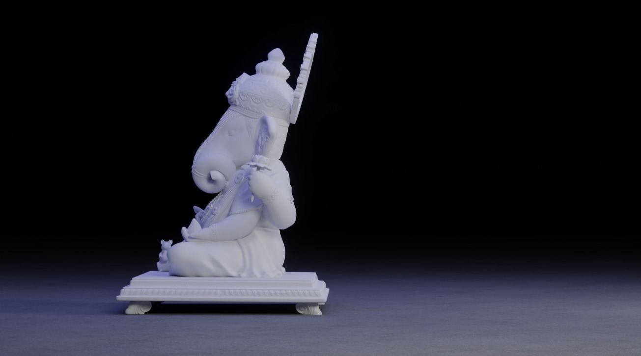 Ganesha Idol 3D Printable model 16 3D print model_10