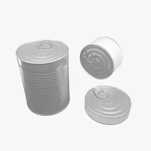 Food Cans 3D model