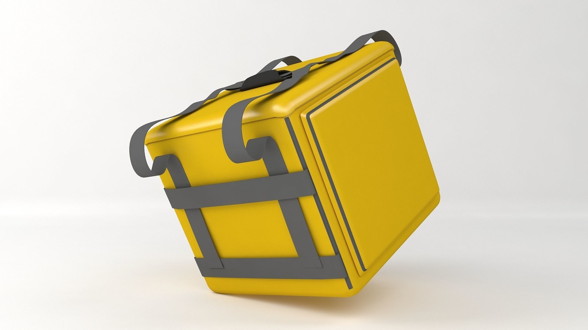 Square Delivery Bag 3D model_3