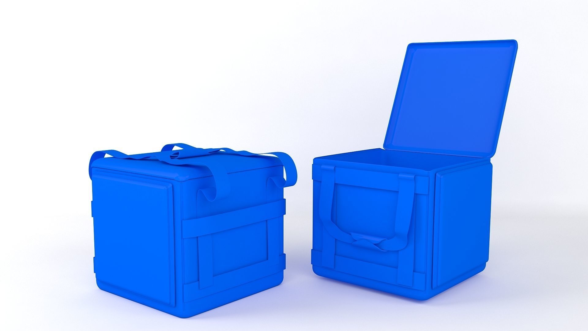 Square Delivery Bag 3D model_7