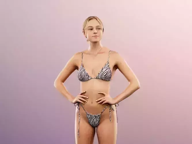 Hedda 13314 - Standing Young Woman In Bikini