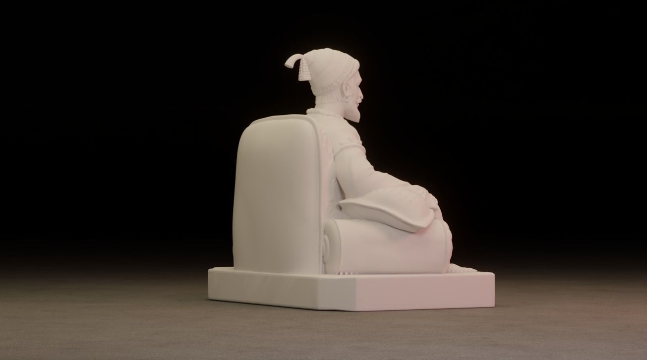 Shivaji Maharaj 3D Printable Model 2 3D print model_18