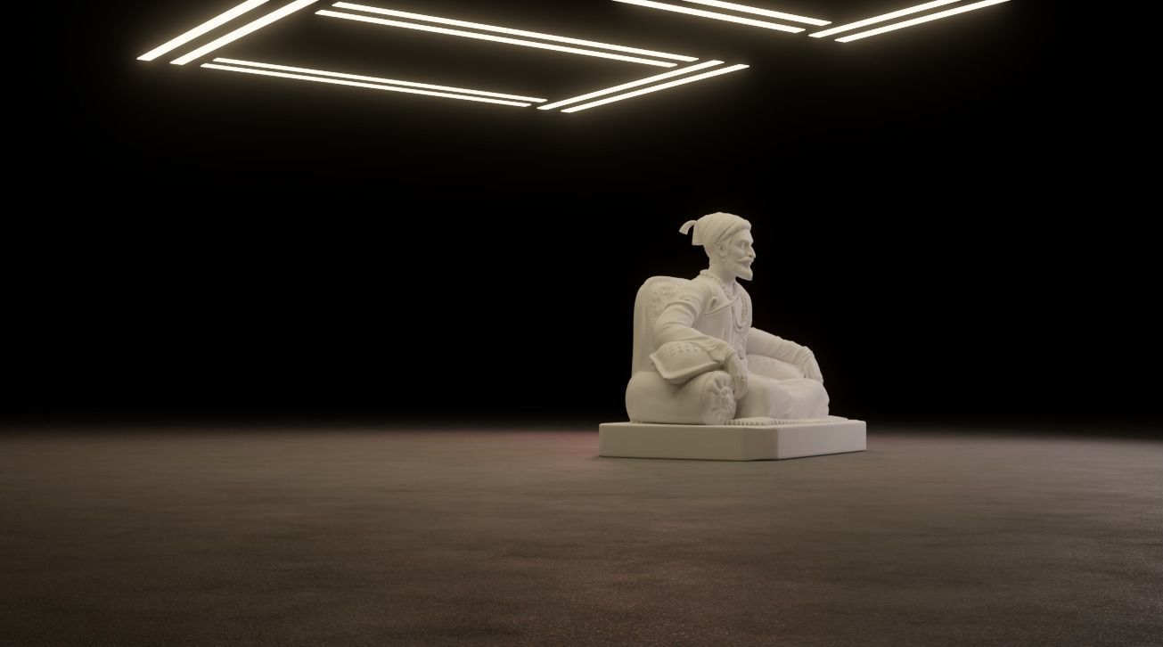 Shivaji Maharaj 3D Printable Model 2 3D print model_2