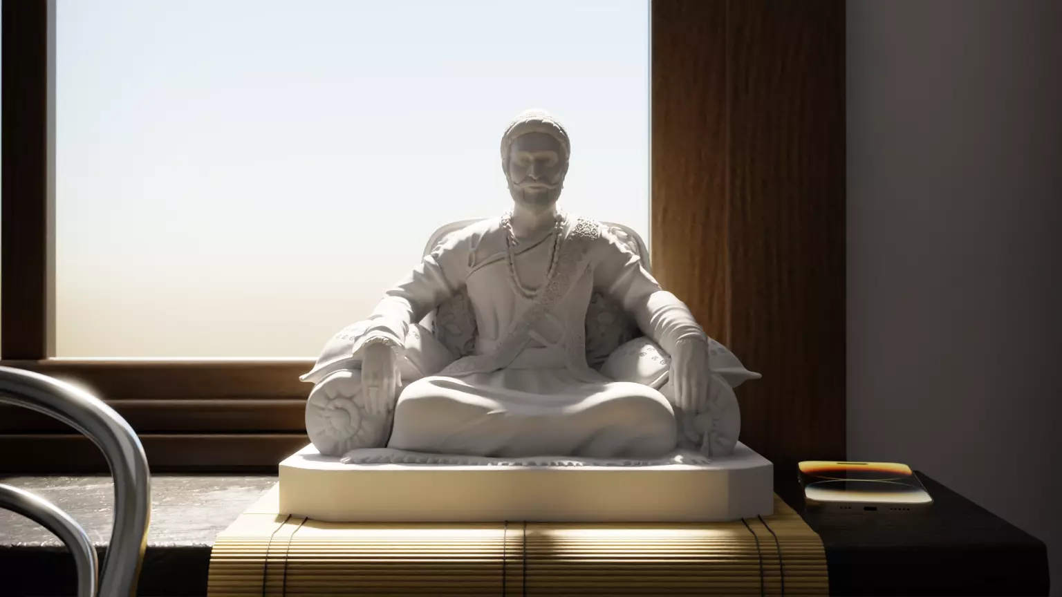 Shivaji Maharaj 3D Printable Model 2 3D print model_0