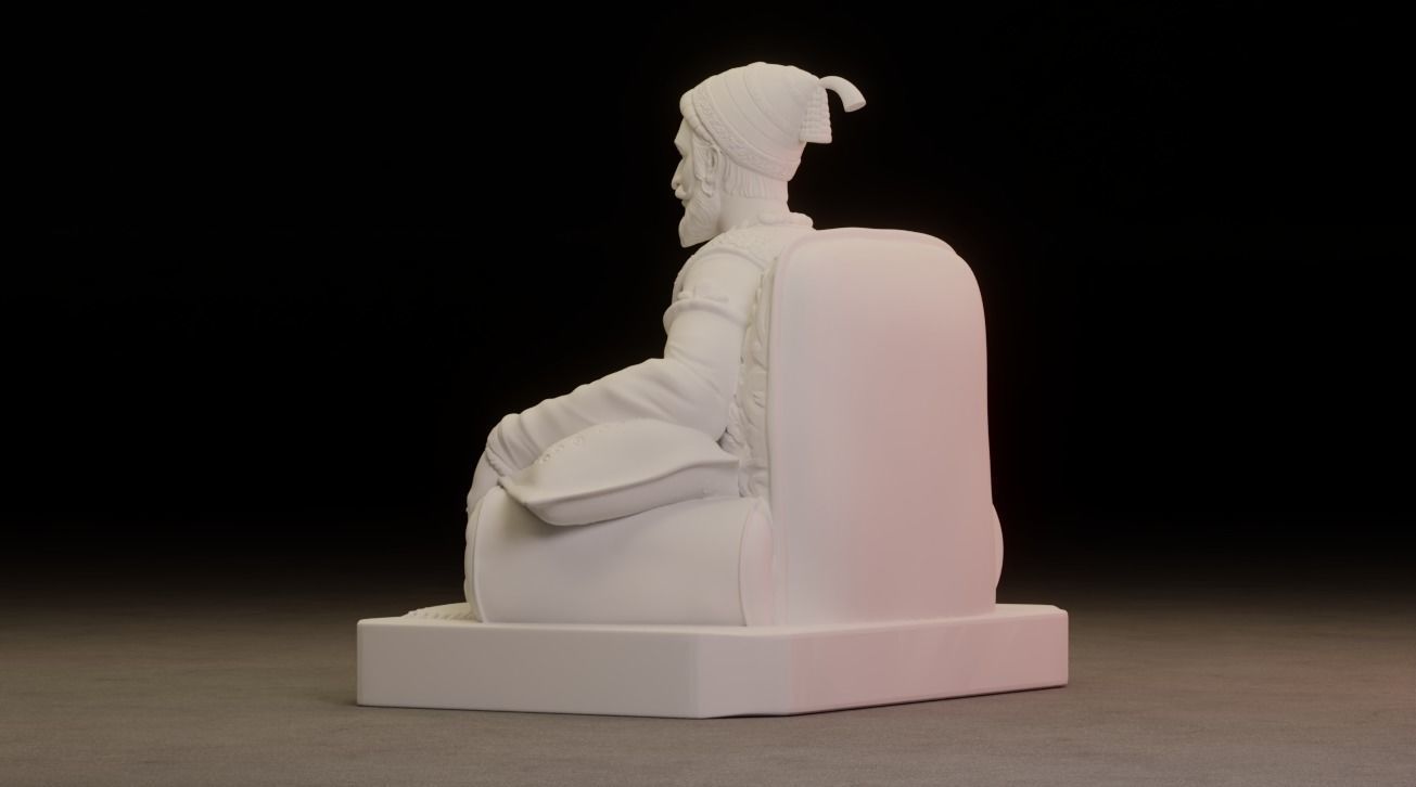 Shivaji Maharaj 3D Printable Model 2 3D print model_23