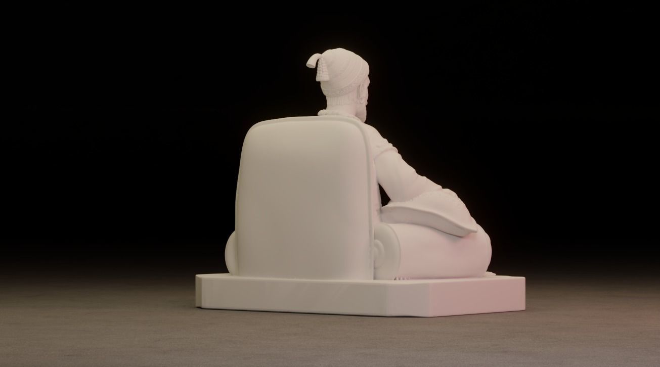Shivaji Maharaj 3D Printable Model 2 3D print model_19