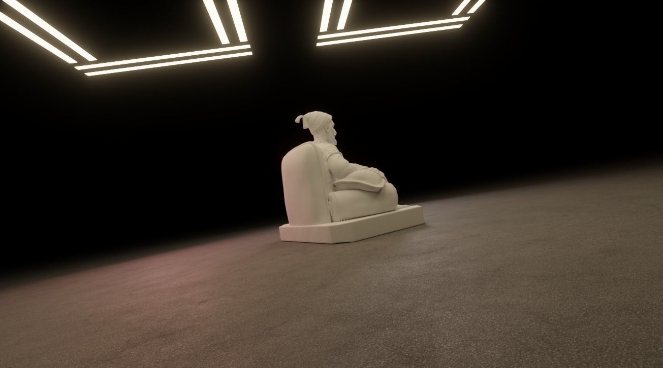 Shivaji Maharaj 3D Printable Model 2 3D print model_11