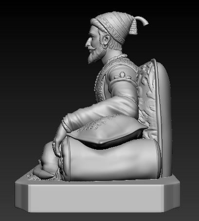Shivaji Maharaj 3D Printable Model 2 3D print model_21
