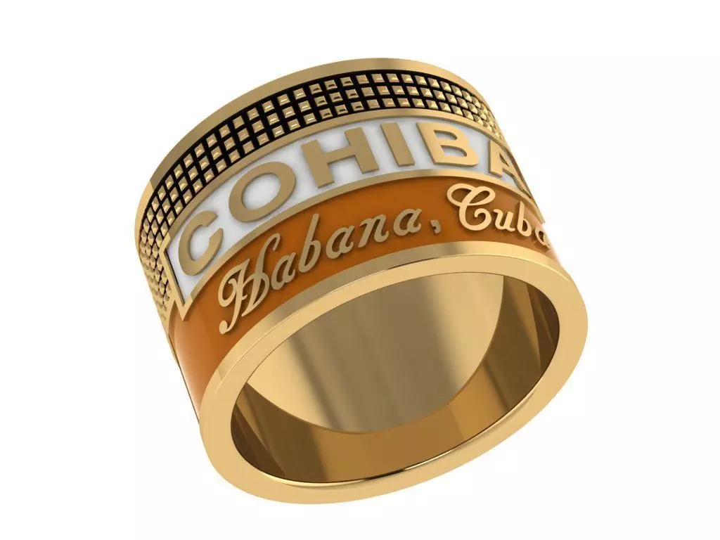 Ring297 cohiba ring 3D print model