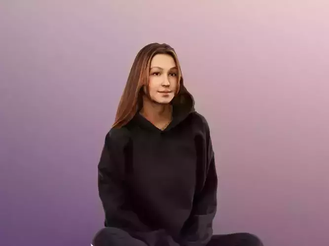 Annika 13172 - Sitting Casual Woman