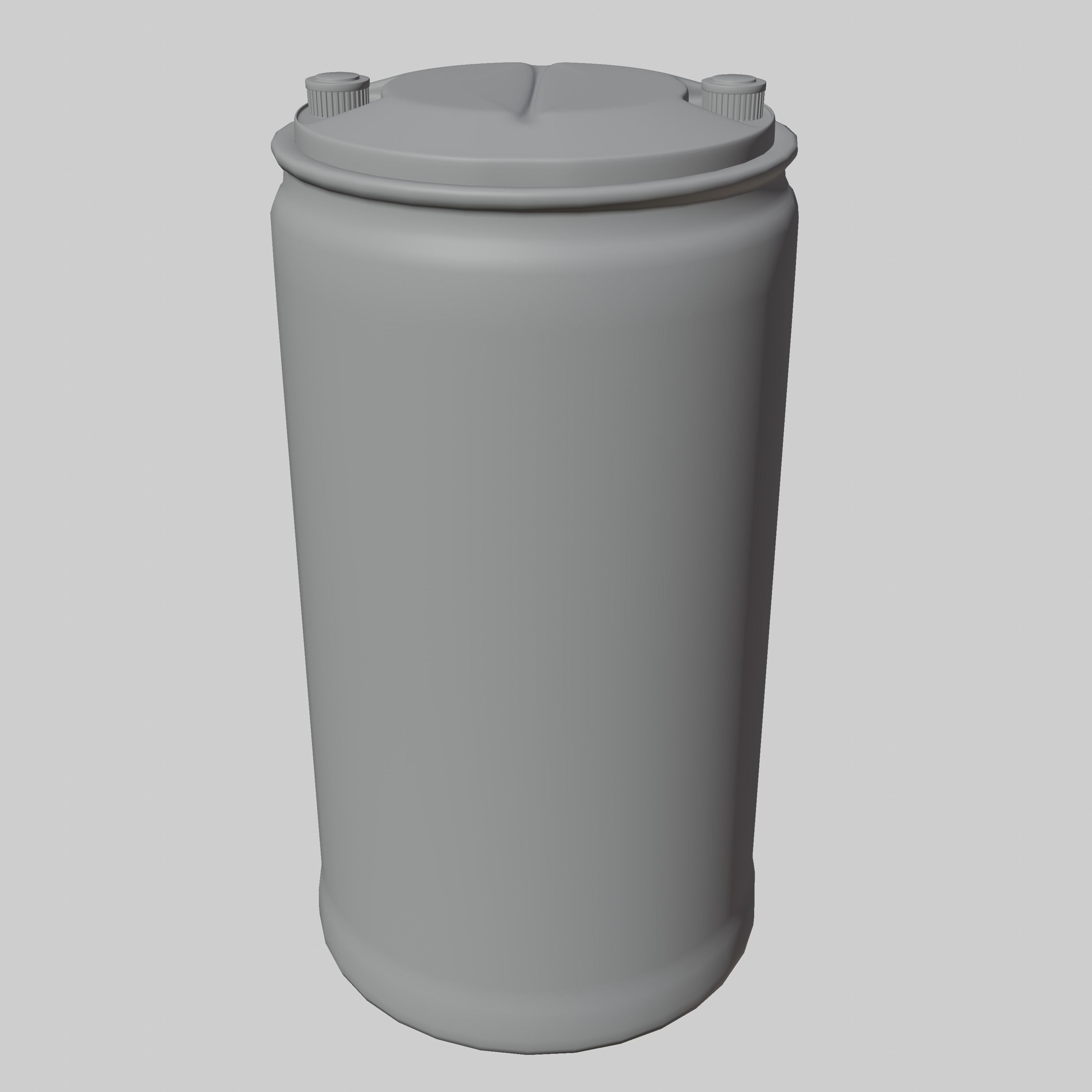 Barrel Drum 3D model_4