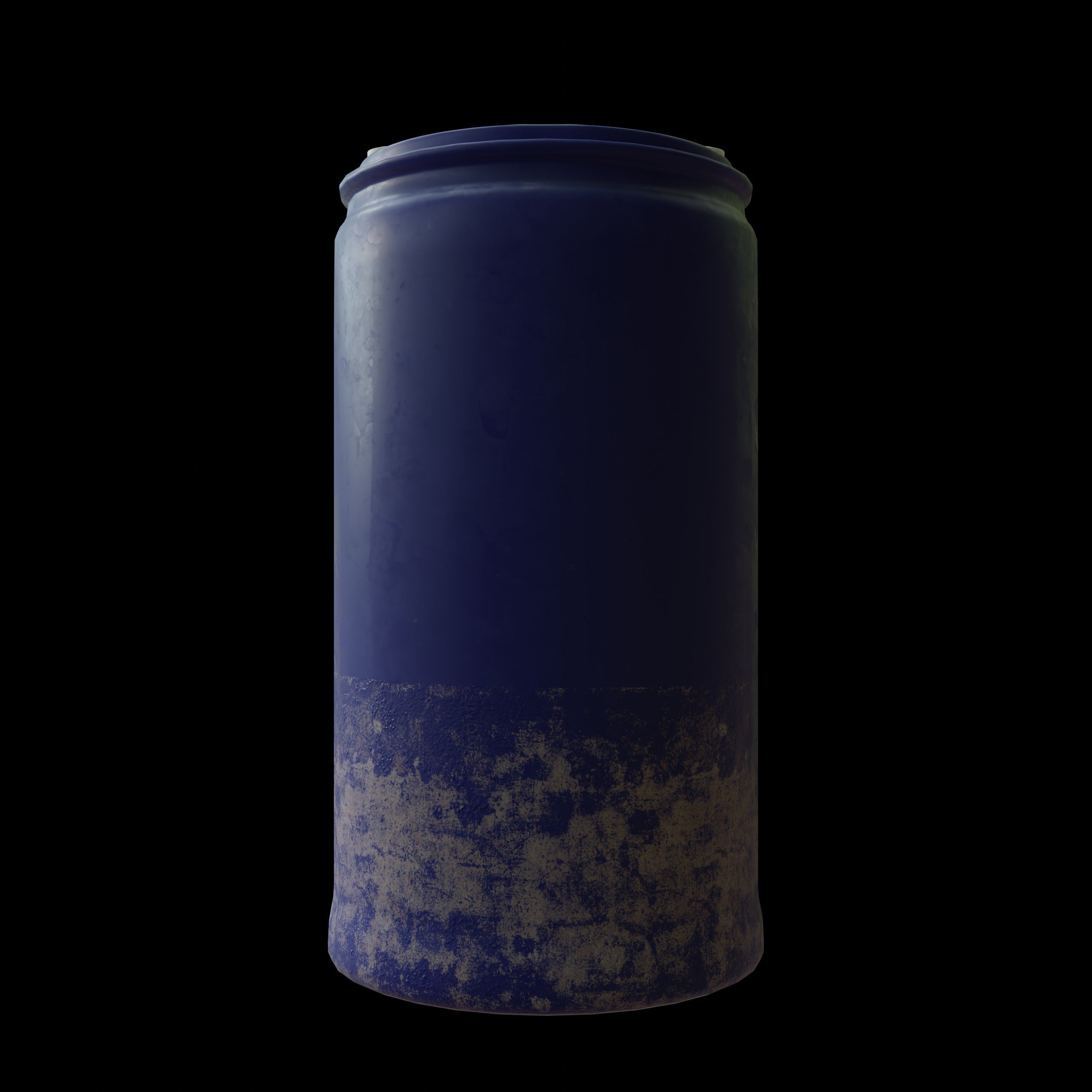 Barrel Drum 3D model_2