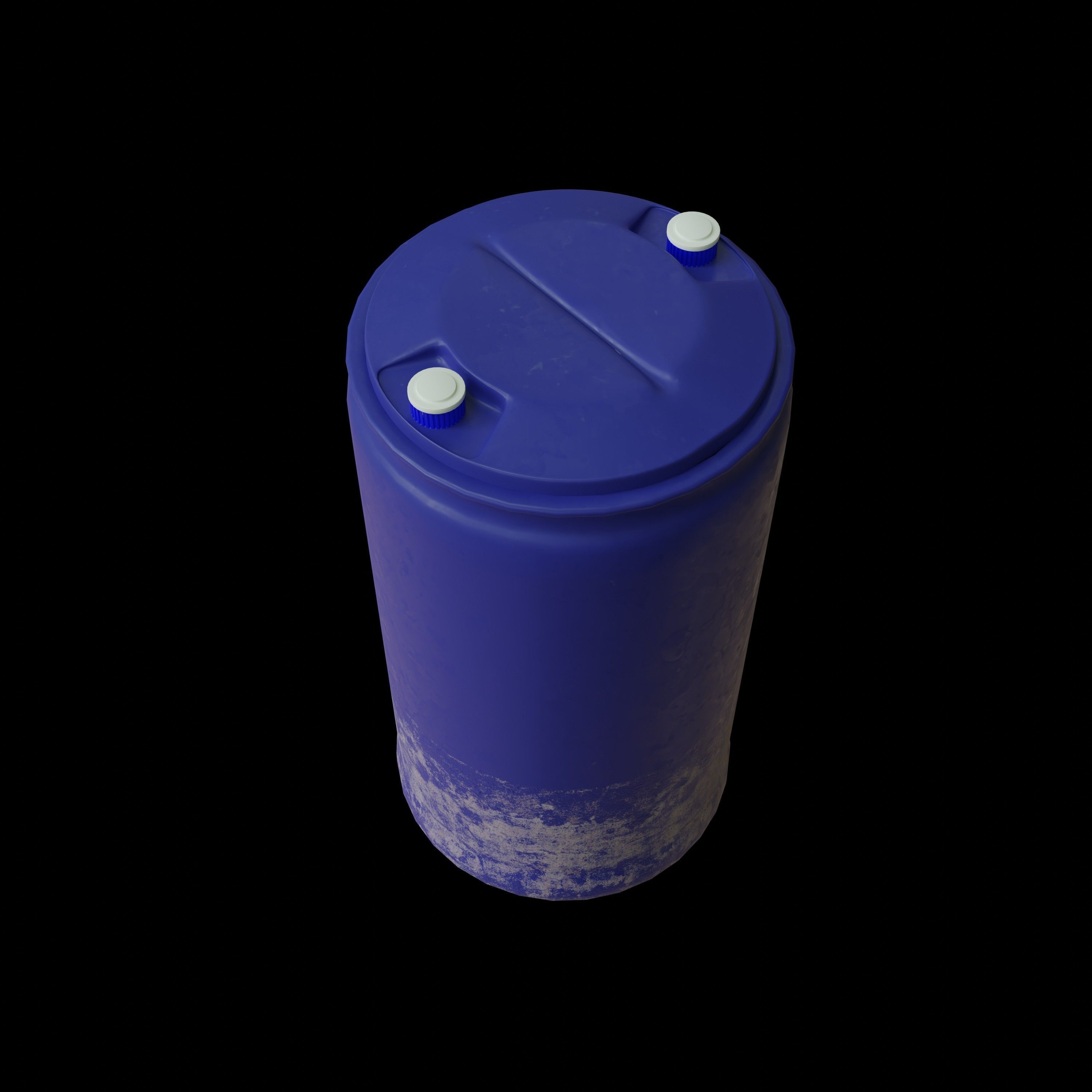 Barrel Drum 3D model_3