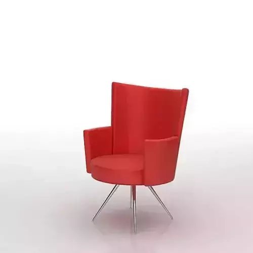 Retro Red Arm Chair