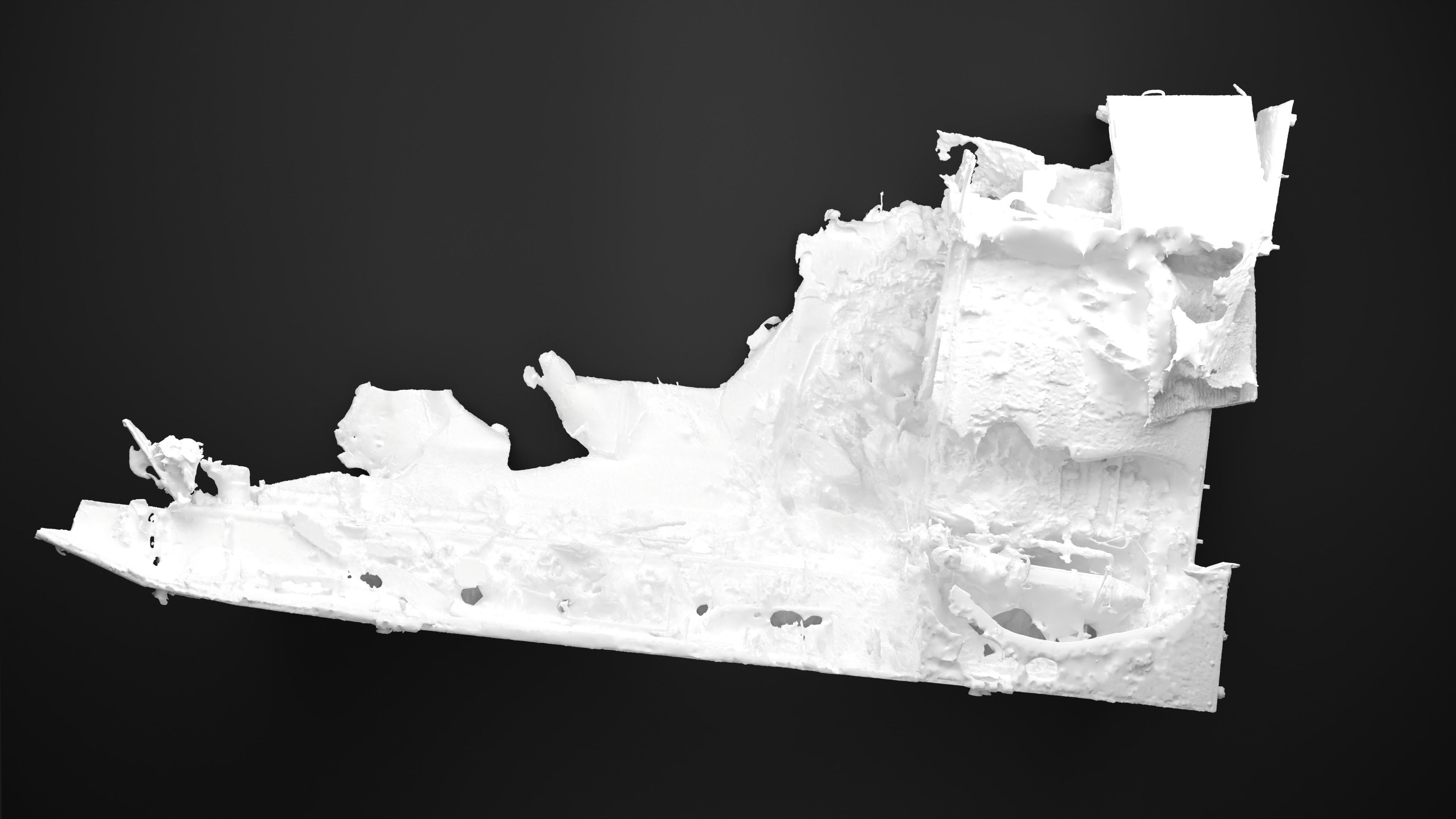 Destroyed and burnt Russian BMD-4M Photoscan 3D model_31