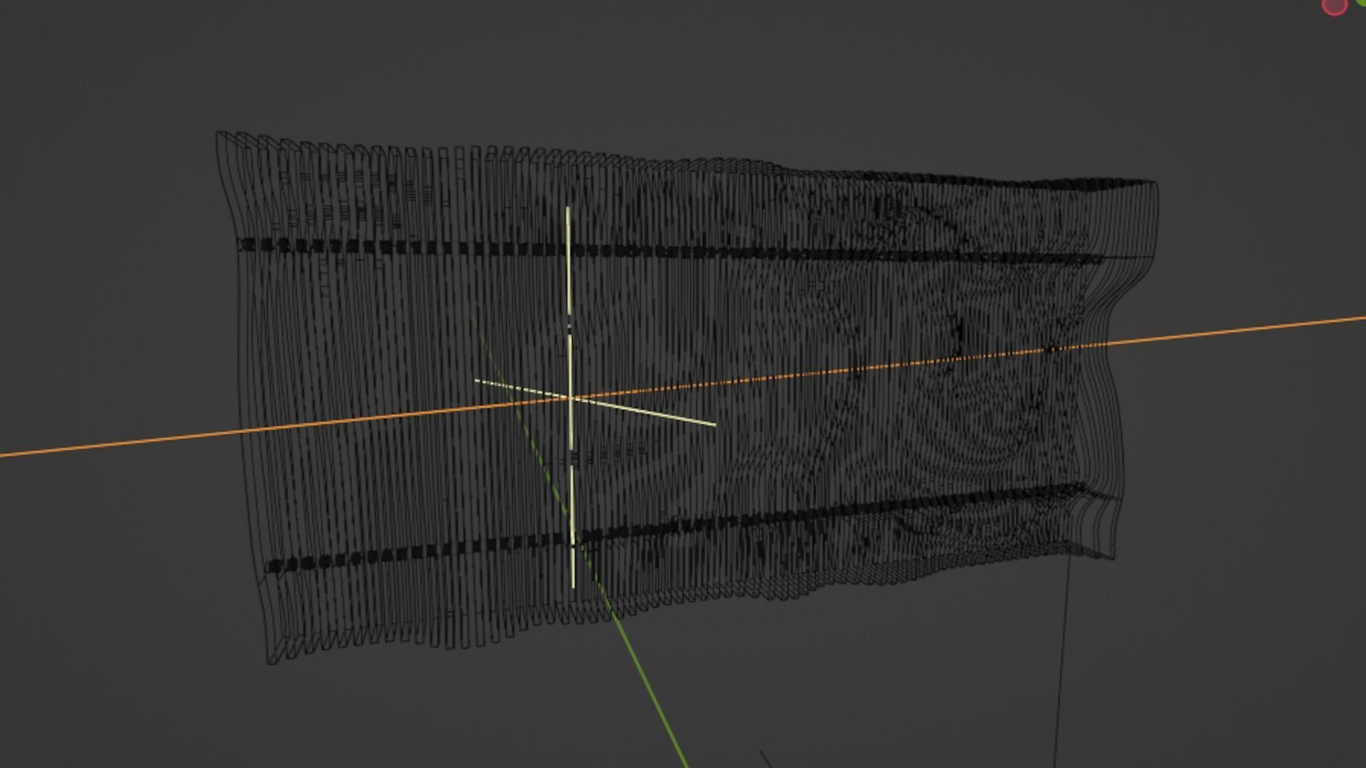 Parametric wall 3D model 11 3D model_5