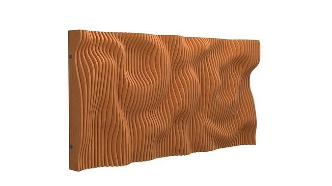 Parametric wall 3D model 11 3D model 2