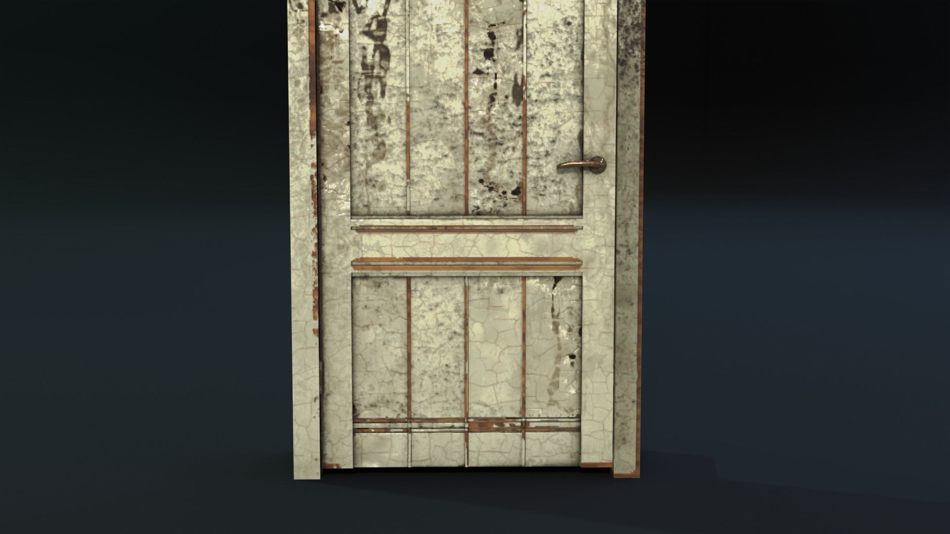 Old door 3D model_3