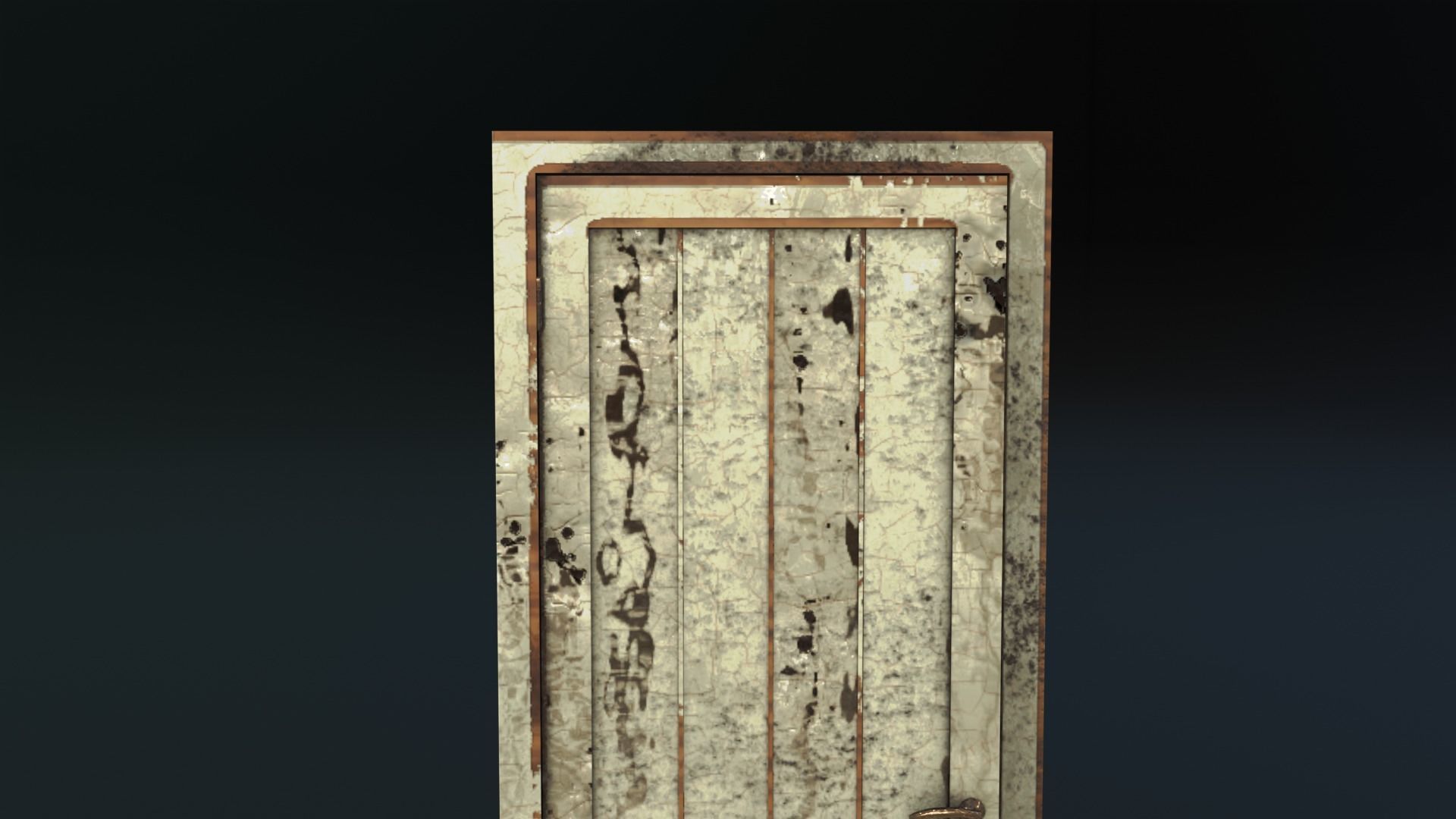 Old door 3D model_4