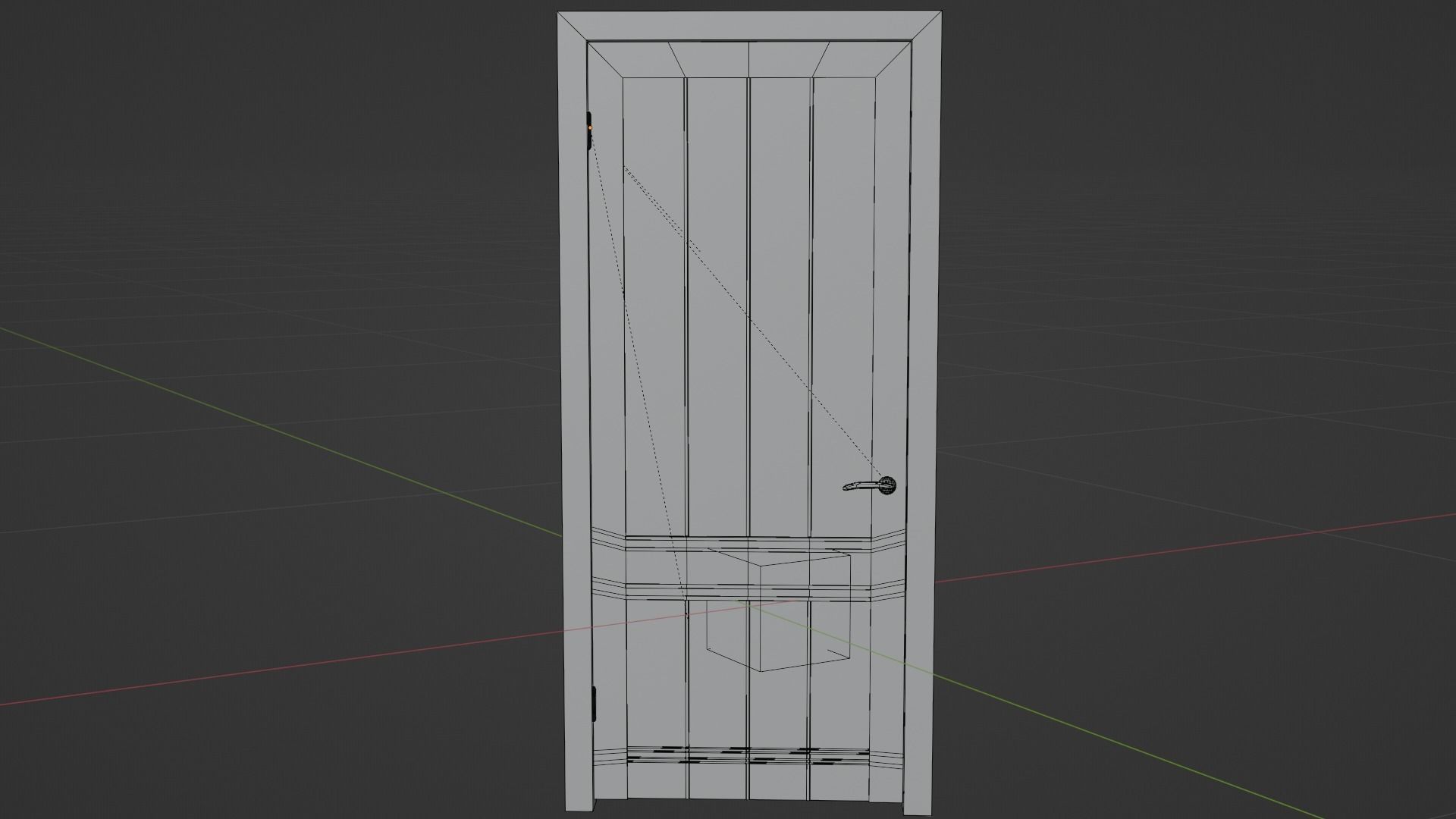 Old door 3D model_10