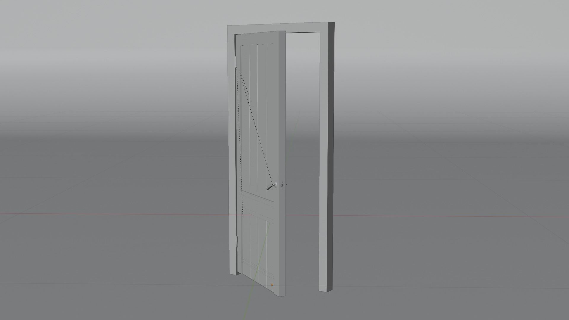 Old door 3D model_9