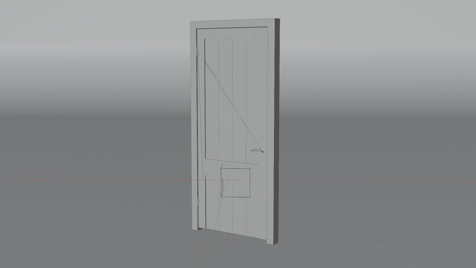 Old door 3D model_8