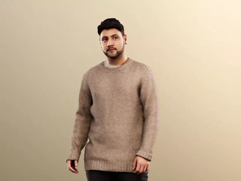 Sahin 12189 - Walking Casual Mediterranean Man Low-poly 3D model_0