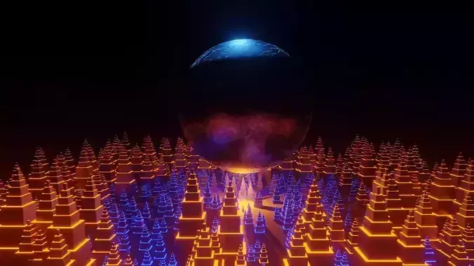 Blender animation  3D model